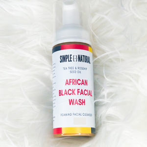 African Black Facial Wash - Simple Dot Natural 
